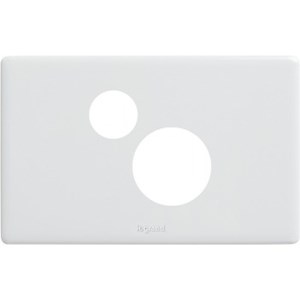 HPM Excel Life Single Horizontal Socket Coverplate - Choose Colour